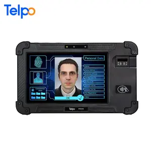 Telpo TPS450 LTE 4G WIFF escáner de huellas dactilares Tablet con sistema operativo Android para tarjeta SIM emisión