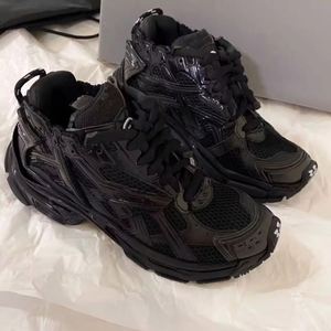 Man's Designer Runner Fashion Fabric Thick Soled Runner Sneakers Rounded Toe High Quality Comfortable Sports Running <b>Shoes</b> - Product Image 2