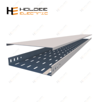 HOLDEE - Bac à câbles en alliage d'aluminium à bord arqué personnalisé avec couvercle pour une utilisation en intérieur/extérieur