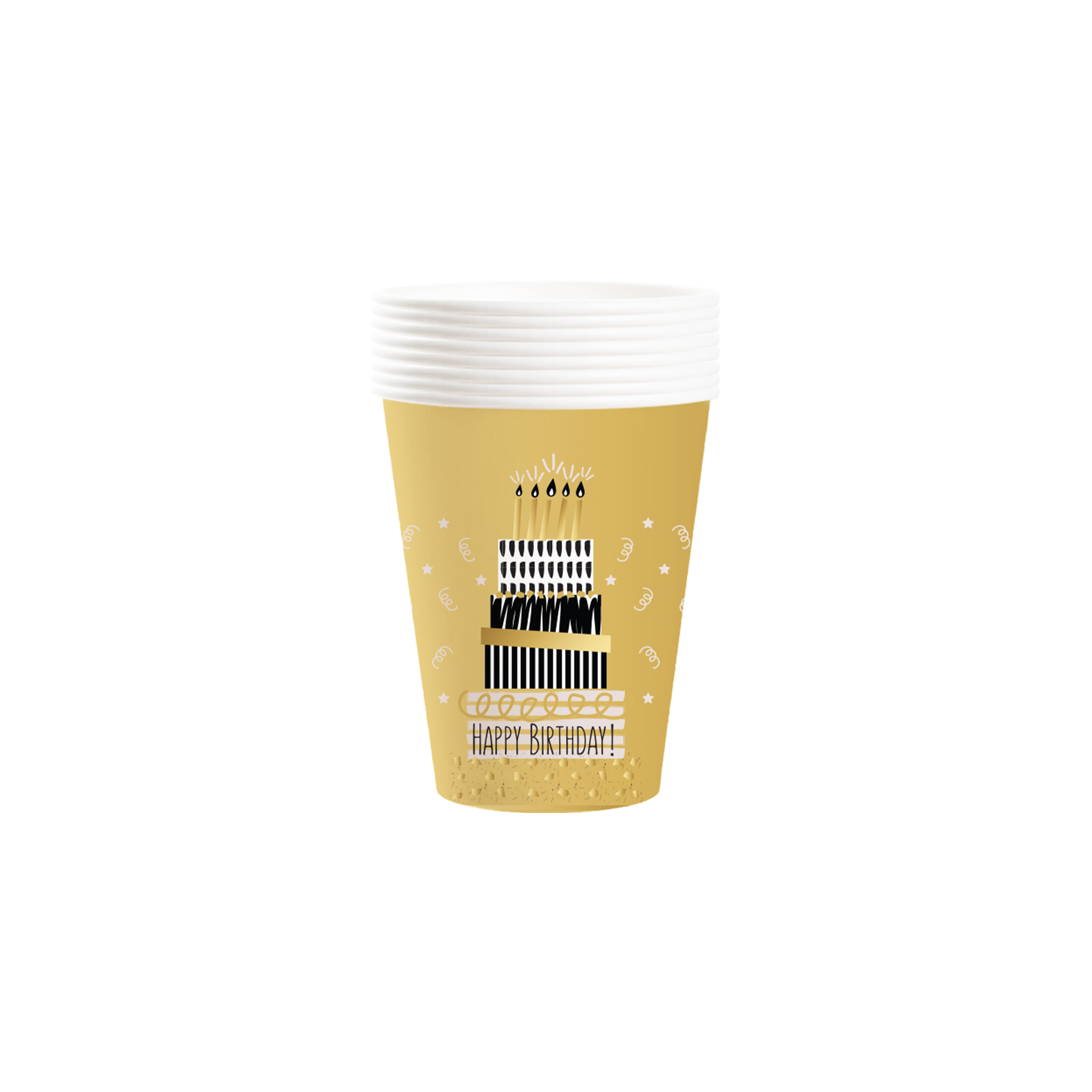 Vaso de papel de 9 oz * 8 unidades