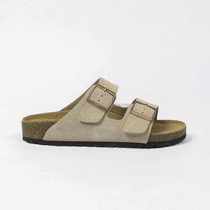 Sandales Birkens personnalisées avec logo pour hommes et femmes, style <span class=keywords><strong>Arizona</strong></span>, en cuir de vachette pleine fleur huilé, semelle intérieure en liège de qualité supérieure, directement de l'usine - Product Image 5