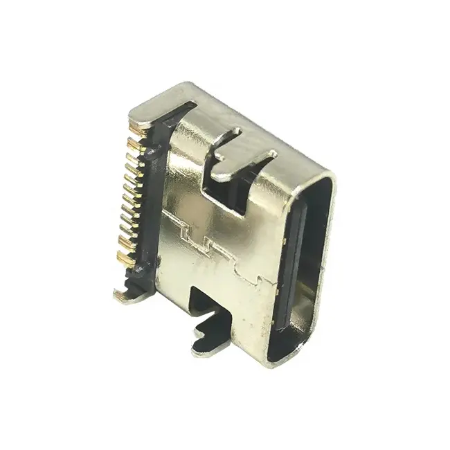 Scheda TYPE-C-16PIN reclinata SMT L = 7.35 scheda quattro pin Apple CUS europeo gauge PD connettore utilizzato nei prodotti elettronici digitali