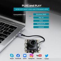 Module de caméra IR USB de vision nocturne 720P 850nm 940nm HD Mini Webcam large USB infrarouge