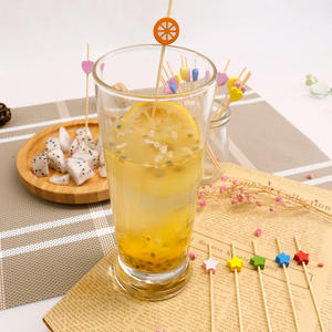 Grosir gigi bambu berbentuk kaktus untuk dekorasi makanan pesta tusuk sate bambu - Product Image 3