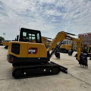 Mini-excavatrice sur chenilles Sany SY55U à moteur d'origine, 5 tonnes, livraison gratuite, produit phare - Product Image 3