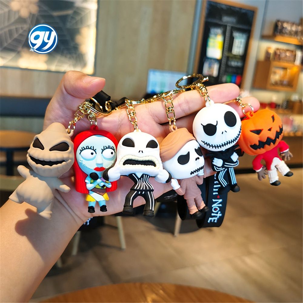 Nightmare Before Christmas Keychain Jack Skeleton Anime