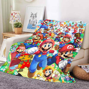 Manta de Peluche de Franela con Diseño de Super <span class=keywords><strong>Mario</strong></span> <span class=keywords><strong>Bros</strong></span>, de Alta Calidad, Personalizable, Temática de Dibujos Animados, Superventas - Product Image 2