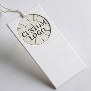 Étiquette de suspension personnalisée de luxe avec logo, estampage à chaud doré, étiquettes de marque durables, personnalisation haut de gamme, étiquette de suspension de marque - Product Image 5