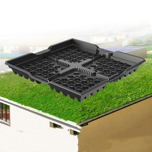 Bac de plantation de légumes de jardin en PP de haute qualité, modulaire, durable, pour le stockage d'eau, <span class=keywords><strong>pot</strong></span> de verdure en plastique pour toiture - Product Image 1