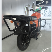 Moto électrique robuste avec batterie au lithium 72V50AH ou double 72V/30AH, idéale pour la livraison en Afrique et en Amérique du Sud