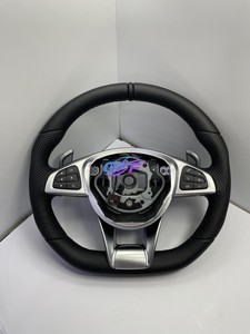 <span class=keywords><strong>Volante</strong></span> Deportivo Personalizado en Madera y Negro Piano para Mercedes-Benz <span class=keywords><strong>AMG</strong></span> 809 W204 W205 W167 W213 W222 W207 W212 C209 GTS - Product Image 3