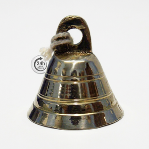 Campana Decorativa Náutica para el Hogar y el Jardín, Tallada y Grabada, Elegante, Colgante, Hecha de Latón, para Navidad - Product Image 1