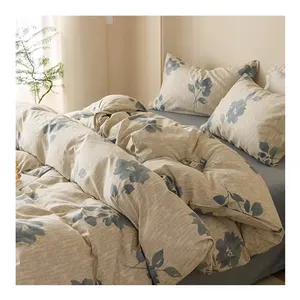 Customize Printing Home Luxury Bed Sheets Egyptian Cotton Bedsheet Bedding Sets