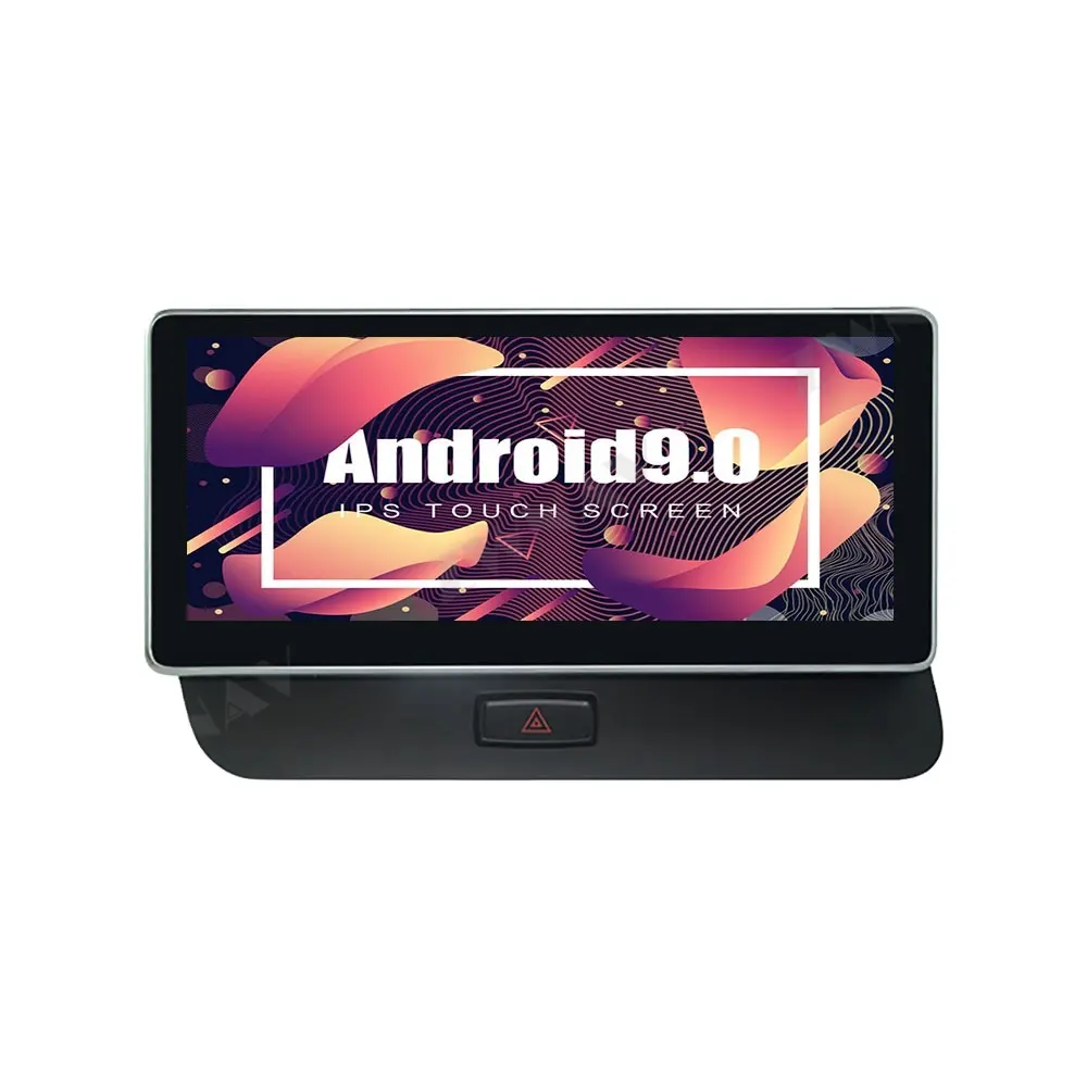 Pemutar Multimedia mobil, kepala Unit Radio mobil Stereo Auto Radio Android 11.0 IPS 2.5D, pemutar Multimedia navigasi GPS mobil untuk Audi Q5 2009-2015