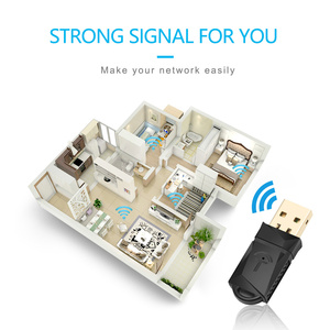 Portable USB Wireless <b>LAN</b> Network Card 2.4GHz 300Mbps Mini WiFi <b>Adapter</b> for Desktop Laptop - Product Image 4
