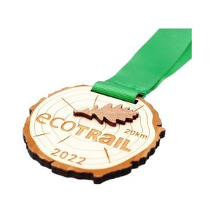 Vente en gros de médailles de marathon en bois, ornements en bois, médailles de sport imprimées UV pour le badminton, le cyclisme, la randonnée, la compétition, dropshipping - Product Image 3