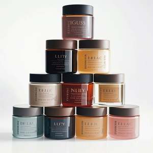 Vente en gros de pots en PET de qualité alimentaire transparents, étanches aux odeurs, pour herbes sèches et fleurs, 3,5 grammes, avec bouchon noir et étiquettes personnalisées - Product Image 1