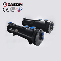 Échangeur de chaleur à tubes en acier inoxydable refroidi par air pour presse hydraulique et refroidissement de liquide de refroidissement de machine-outil, économie d'énergie