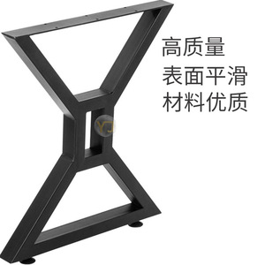 Modern Minimalist Coffee Table Metal <b>Frame</b> <b>Black</b> Durable Support Structure For Living Room Furniture - Product Image 4