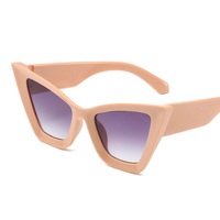 Nouveau luxe à la mode en gros homme couleur bonbon polygonale lunettes de soleil irrégulières oeil de chat surdimensionné lunettes de soleil femmes