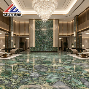 Lastra di Marmo Verde Smeraldo Brasiliano di Lusso Wenlei, <span class=keywords><strong>Pietra</strong></span> Naturale Impermeabile per Cucina, Bagno, Pareti, Pavimenti e Piani di Lavoro Interni - Product Image 6