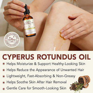 Aceite Esencial de Cyperus Rotundus 100% Puro y Natural, Aceite Esencial para el Cabello, Aceite de Cyperus Prensado en Frío para el Cuidado de la <span class=keywords><strong>Piel</strong></span> y el Cuerpo - Product Image 3