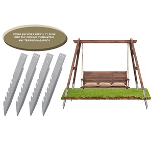 Fixations métalliques pour balançoires, adaptées à la réparation et aux fixations d'ancres pour clôtures en <span class=keywords><strong>bois</strong></span> - Product Image 6