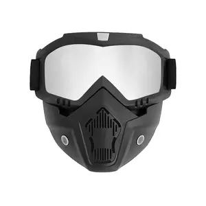 Full Face Racing Brille Custom Riding MX Brille Motorrad maske Brille mit Maske für Helm