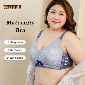 Gros seins en <span class=keywords><strong>latex</strong></span> sexy en dentelle OEM BCDEF bonnet grande taille femme push-up grosses dames froncées soutien-gorge de nuit vêtements pour femmes vente en gros - Product Image 1