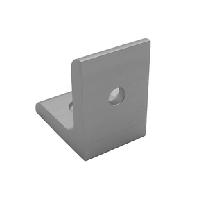 Connecteurs de tube de profil en aluminium industriel d'oxydation argentée attaches de support d'angle d'angle en forme de L <span class=keywords><strong>30X30</strong></span> - Product Image 3