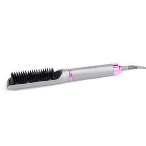 cepillo de plancha de pelo einstufiger haarstyling werkzeugsatz haarglätter und lockler gerade bürste - Product Image 5