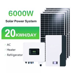 Kit Completo de Paneles Solares Monocristalinos JA MPPT para el Hogar, Sistema Híbrido con Batería de Iones de Litio de 6kw 10kw - Product Image 1