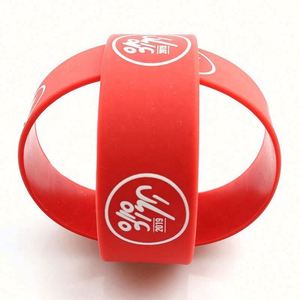 Pulseras de Silicona Personalizadas con Logo de Marca, Brazaletes de Goma de Fábrica, Pulseras con Dijes 2019, Brazaletes Personalizados, Pulseras, Brazaletes Rígidos - Product Image 3