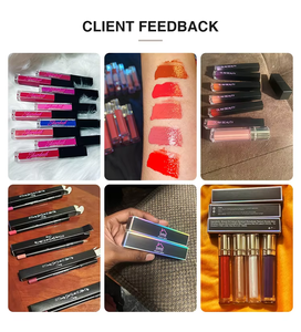 Brillo Labial Vegano con Logotipo Personalizado, Cosméticos, Maquillaje, <span class=keywords><strong>Flor</strong></span>, Orgánico, Brillante, Transparente, con Purpurina, Etiqueta Privada - Product Image 2