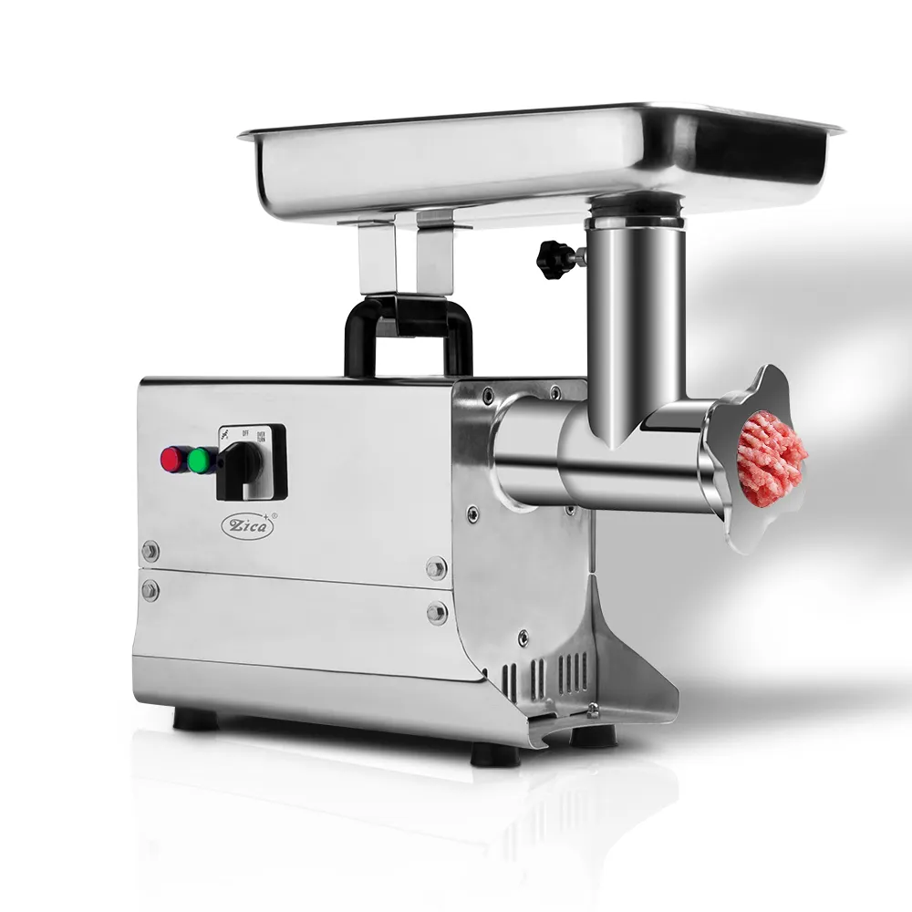 Hualing Electric Fleischwolf Commercial Meat Mincer Edelstahl Besteck Fütterung stablett, Hals und Körper