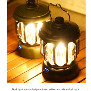 Nueva Linterna LED Recargable Multifuncional para Camping, Material de Hierro y ABS, Larga Duración, Alimentación USB, para Hogar, Exteriores, Búsqueda, Cueva - Product Image 6