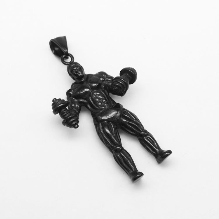 จี้เดี่ยวสีดำไม่มีโซ่