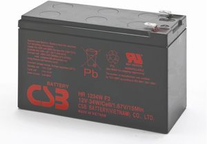 Nuevas Baterías <span class=keywords><strong>UPS</strong></span> SLA de Alta Capacidad CSB HR1234WF2 de <span class=keywords><strong>12V</strong></span> <span class=keywords><strong>9Ah</strong></span> 34W con Terminales F2 - Product Image 2