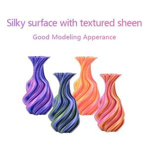 Lyjenny Bulk 1KG 1,75mm filamento de seda para impresoras 3D tricolor multicolor calificado textura sedosa al por mayor varillas de plástico - Product Image 5