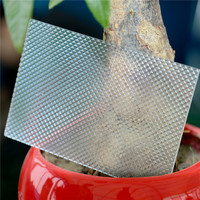 Plaques de prisme en polycarbonate à haute transmission lumineuse et à diffusion lumineuse pour les panneaux de couverture des éclairages LED