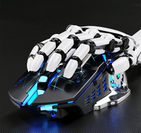 Mouse Gaming Nirkabel Ergonomis RGB 2.4GHz Mouse Optik Nirkabel Mouse Komputer Nirkabel