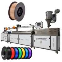 Machine de fabrication de filament d'impression 3D, ligne d'extrusion PETG PLA ABS
