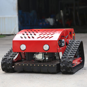 Free Shipping Automatic <b>Mini</b> Smart <b>Robot</b> Mower Rubber Tracks Remote Control Lawn for Sale - Product Image 3