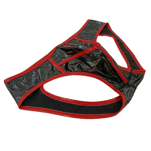 Customized Solid <strong>Men</strong> Underwear PU Leather Boxer Brief Sexy Gay Zipped Underwear <strong>Men</strong> Boxer <strong>Fetish</strong> <strong>Wear</strong> - Product Image 4