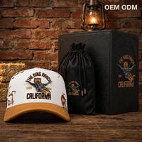Gorra de Béisbol Premium con Logotipo Bordado Personalizado de Fábrica OEM ODM, Parche 3D, Visera Curva de Gamuza Negra, Estilo Urbano, Juego Completo