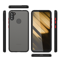 Coque arrière translucide en tpu pour Samsung A11, étui de protection contre la fumée, mat, bon marché