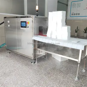 Machine à glace commerciale en flocons de 500kg avec bac de stockage de glace pour glace sèche-Feuille/bloc/particule/colonne