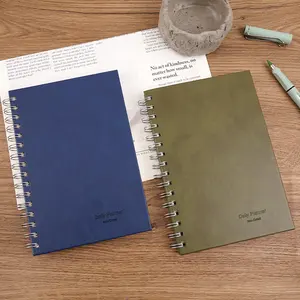 Bulk A5 A4 Spiraal Hardcover Kalender Boek Goedkope Bulk Roze Custom Journal Gedrukt Spiraal Planner Notebook Met Ringen