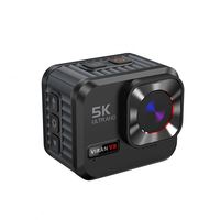 Caméra d'action étanche IP68 pour l'extérieur, capteur COMS, 4K 60 Fps, Wi-Fi, grand angle 160°, caméra vidéo pour casque, EIS, caméra sportive 5K