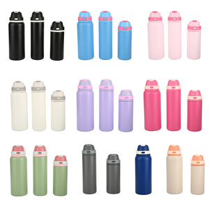 Vaso Térmico de Acero Inoxidable 304 con Asa, Taza de Viaje Portátil con Tapa Abatible Doble para Uso en Exteriores - Product Image 5